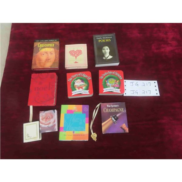10 Mini Books: Emily Dickinson Poems, Witty Women, Love, Holy Bible & Others
