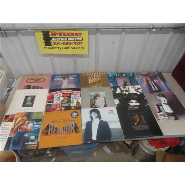 14 LP Records : Gladys Knight and the Pips, Donna Summer, Lighthouse Live,