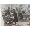 Image 6 : 1886 The Graphic Print 'The Game of Peace and War' Scene in a Café at Nisch 16'' x 23 1/2''