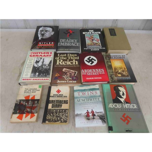 12 Books on Hitler, Nazis, The Third Reich, Nuremberg Diary, The Twins of Auschwitz