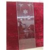 Image 2 : 3 Pieces of Etched Glass 29 1/4'' x 9 3/8''