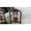 Image 9 : Walnut Antique Dining Room Table with Pop Up Leaf 30'' x 59'' x 41'' & 6 Chairs