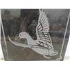 Image 7 : Ashtrays, Wood Inlay Picture 14 1/2'' x 10'' , Flying Duck on Granite 12'' x 12'' 