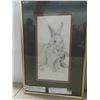 Image 5 : Wood Carving of Dolphin Picture Signed 15 1/2'' x 11'' , Original Pencil Sketch 