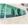 Image 5 : Fiberglass Canoe 15' with Flat Stern For Outboard
