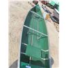 Image 7 : Fiberglass Canoe 15' with Flat Stern For Outboard