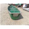 Image 9 : Fiberglass Canoe 15' with Flat Stern For Outboard