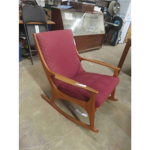Teak Rocking Chair 