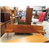 Image 10 : 2 Teak Dressers & Head Board - Measurements: Dresser 1 40'' x 40'' x 18'' , 