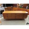 Image 7 : 2 Teak Dressers & Head Board - Measurements: Dresser 1 40'' x 40'' x 18'' , 