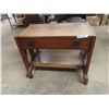 Image 1 : Oak Stand with Drawer 23'' x 24 1/2'' x 16 1/2'' 