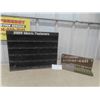 Image 1 : Vintage Metal Store Cabinet 18 1/2'' x 3 1/4'' x 15''