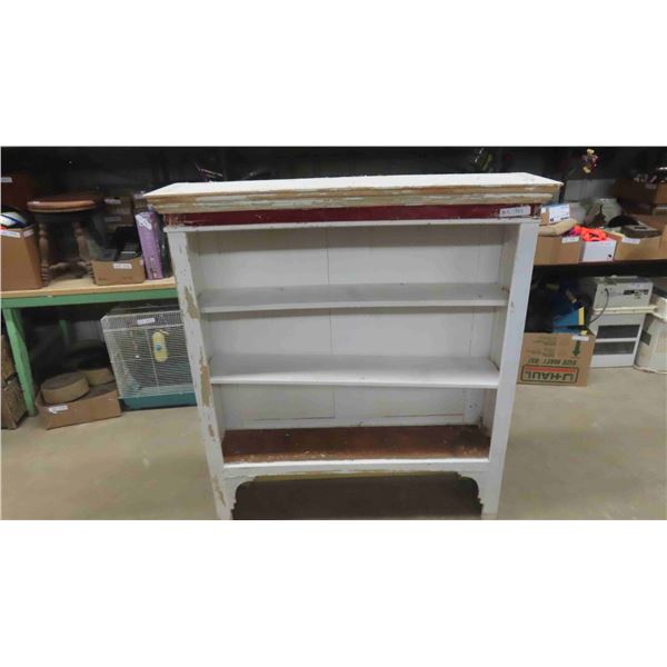 Painted Open Shelf 51'' x 47'' x 12'' 