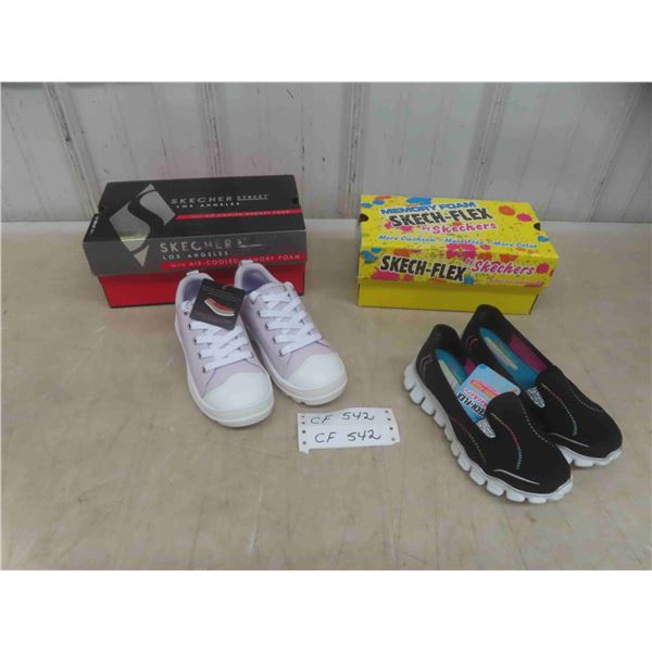 New 2 Pairs of Girls 'Skecher Street' Shoes Size 13