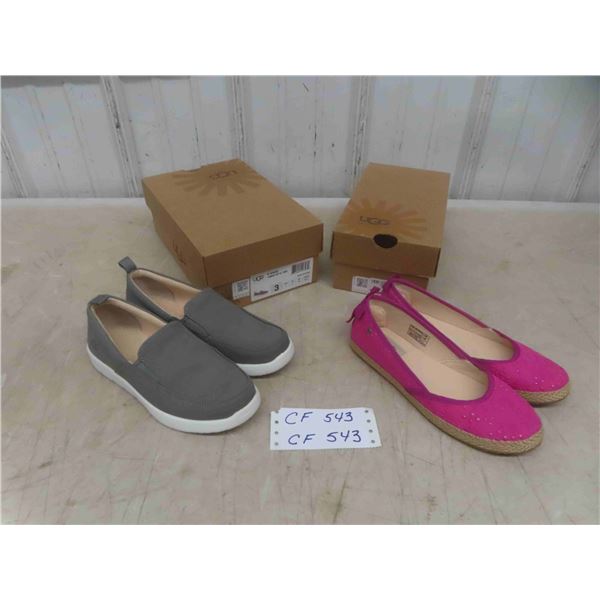 New 2 Pairs of Girls Ugg Shoes Size 3
