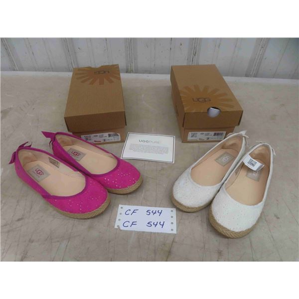 New 2 Pairs of Girls Ugg Shoes Size 2