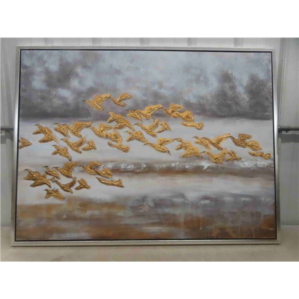 Framed Oil Painting 47'' x 35 1/2''