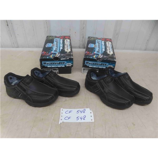 New 2 Pairs Kids Skecher Shoes Size 12