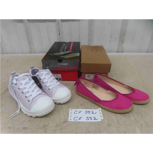 New 2 Pairs Kids Shoes:  Skecher Street Size 1 , Ugg Size 1 