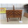 Image 1 : Wood Sewing Box
