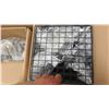 Image 2 : 8 Boxes of Shelving , Grid Panel 14'' x 14'' & More 