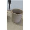 Image 4 : 3 Stoneware Items: 1 Gal Crock , Pickle Crock , 1 Gal Jug