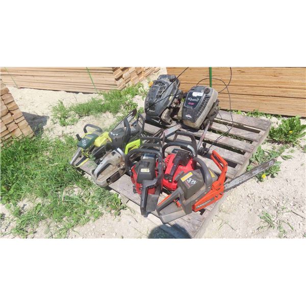 Small Engine Special Pallet Lot: 9 Push Mowers All Good Compression , 2 Parts 