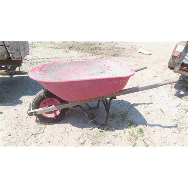 Wheel Barrel with Rubber Tire 