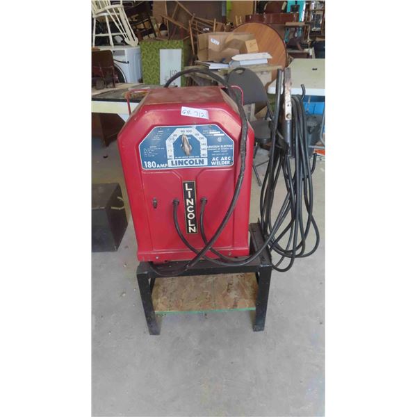 Lincoln 180 Amp Welder with Cable and Stand 