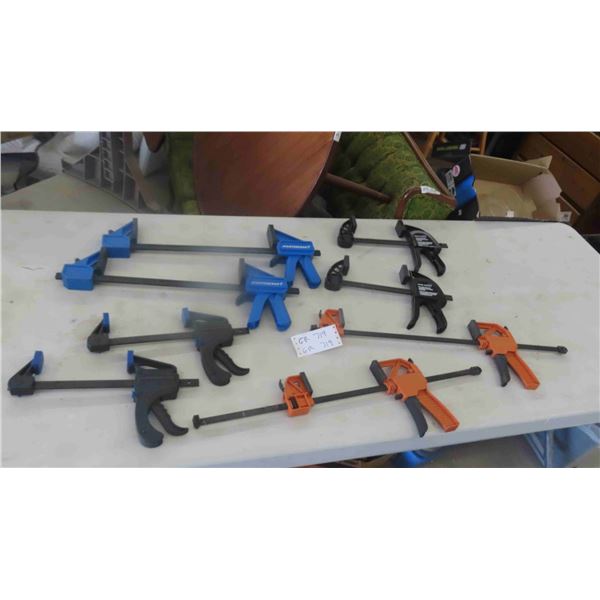 8 Quick Clamps 12'' - 24'' 