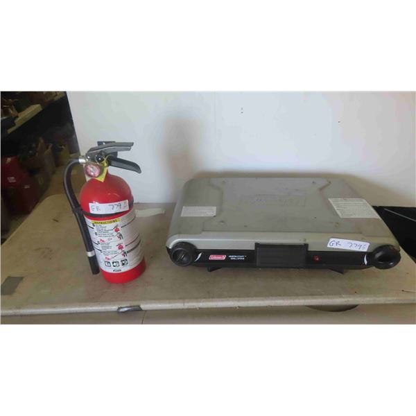 Coleman Grill Stove , Fire Extinguisher