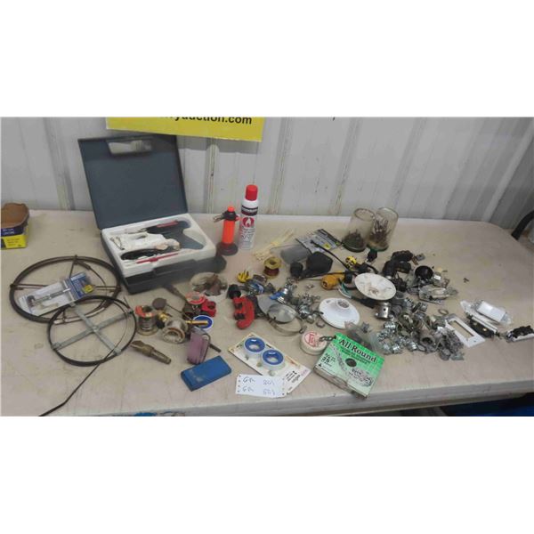 Electrical + Plumbing Supplies : Connectors , Pipe Cutter , Soldering Gun , Plus 