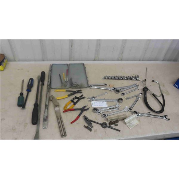 Wrenches , Ratchet Wrench Combo , Crow Foot Wrench , Snap Ring Pliers , Prys ,