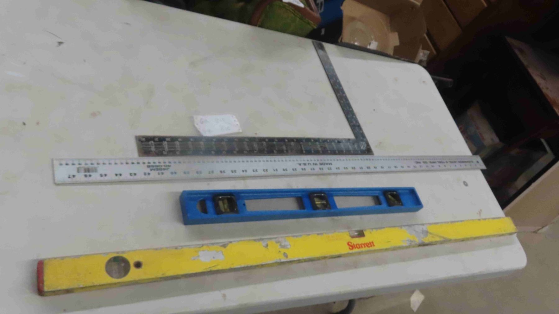 48 Inch Square Ruler Starrett 48' Level , Square , Metal Ruler