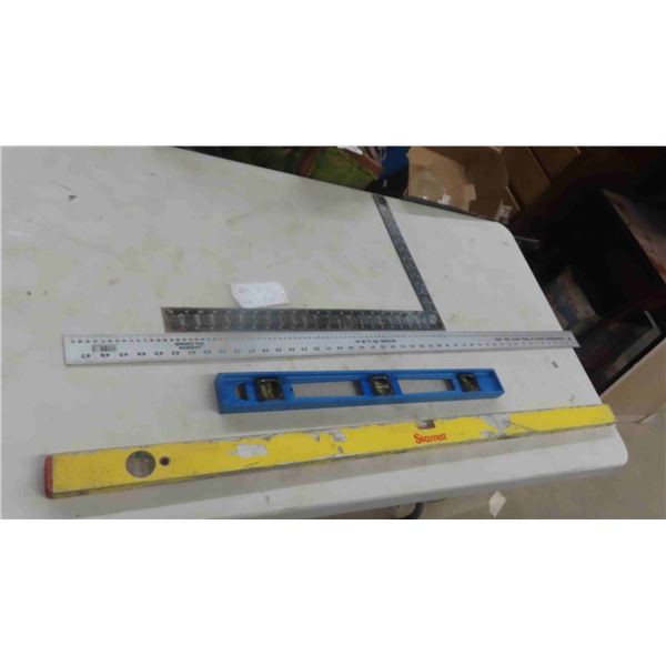 Starrett 48' Level , Square , Metal Ruler 