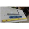 Image 1 : Starrett 48' Level , Square , Metal Ruler 