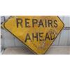 Image 3 : Road Repair Ahead Metal Sign 36''