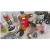 Image 5 : Wood Box with Hinged Lid , Chain , Screwdriver , WD40 , Nails, Plus