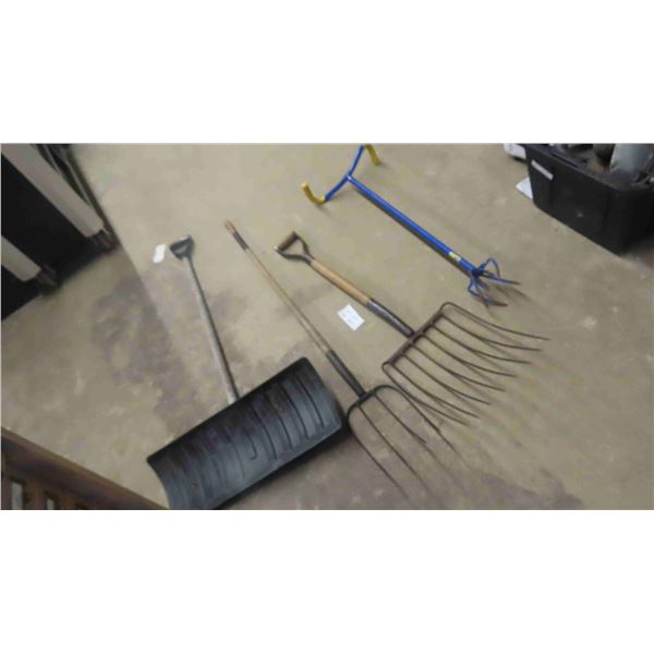 Forks , Push Shovel, Garden Claw