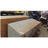 Image 3 : 2 Piece Wood Cabinet : Bottom Portion Has 8 Drawers and Measures 38'' x 57'' x 22'' , 