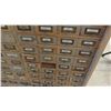 Image 8 : 2 Piece Wood Cabinet : Bottom Portion Has 8 Drawers and Measures 38'' x 57'' x 22'' , 