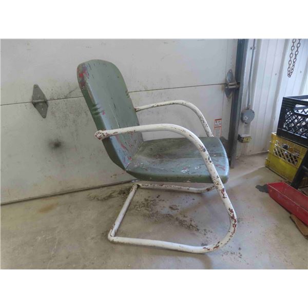 Vintage Metal Lawn Chairs 