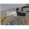 Image 5 : Plastic 5 Gallon Gas Container, Hack Saw, Screwdrivers, Clamp, Hammer &