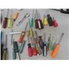 Image 6 : Plastic 5 Gallon Gas Container, Hack Saw, Screwdrivers, Clamp, Hammer &
