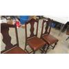 Image 11 : Oak Gate Leg Table , Leaf & 4 Chairs 