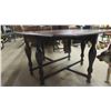 Image 3 : Oak Gate Leg Table , Leaf & 4 Chairs 