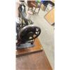 Image 4 : Singer Treadle Sewing Machine with Notions in Drawer