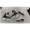 Image 1 : Like New Daoust 100 Super Hockey Skates , Bauer Figure Skates 