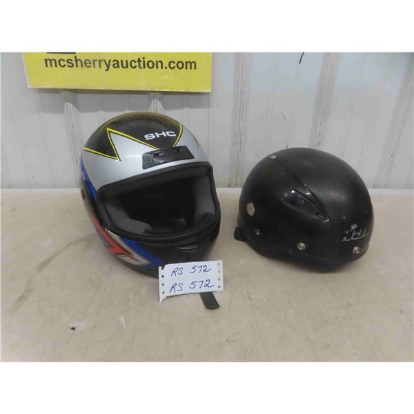 Full Face Helmet Size XL, 1/2 Helmet Size XXXL