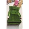 Image 2 : Green Button Back Arm Chair 